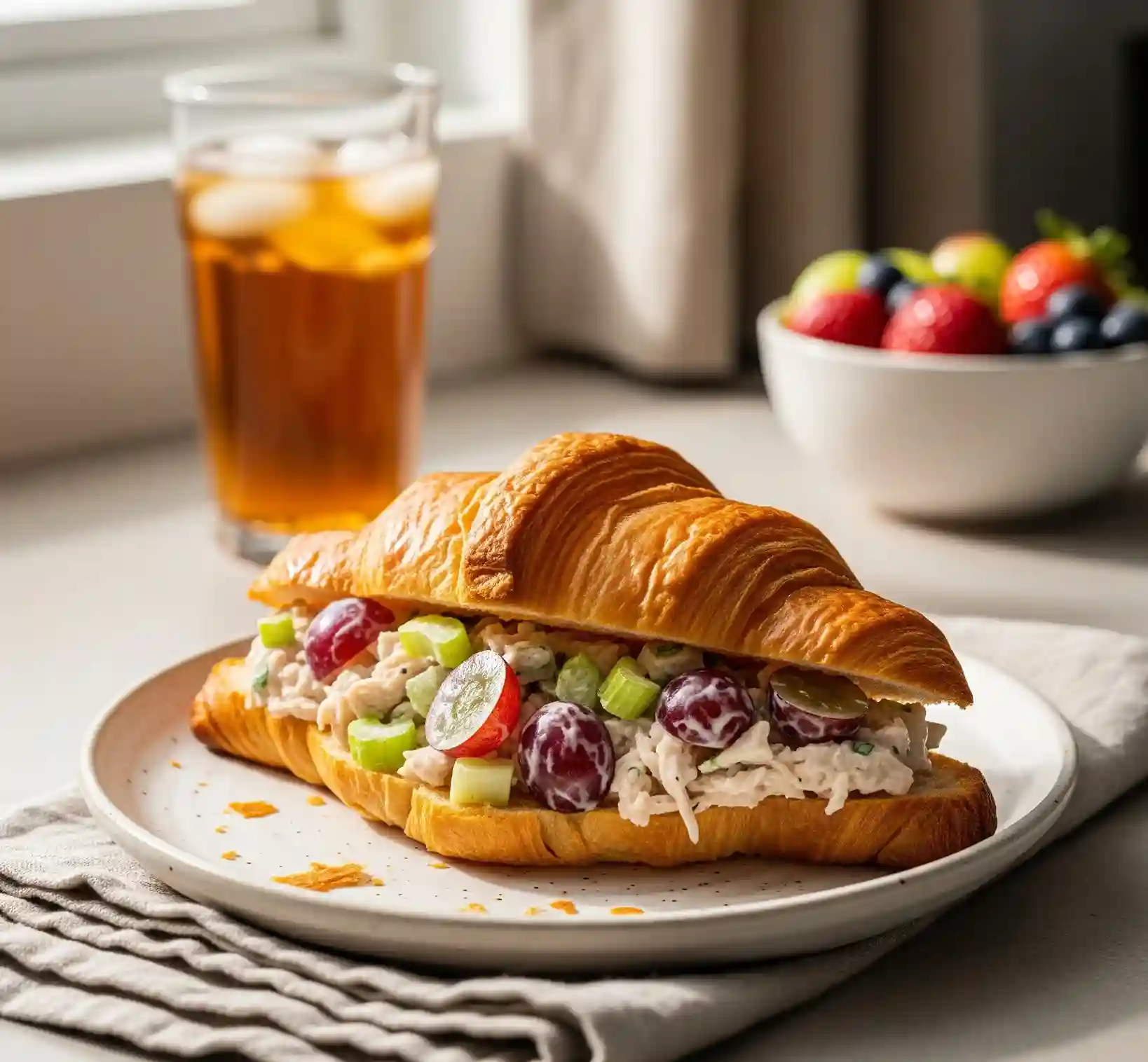 Chicken Salad Croissant Sandwich