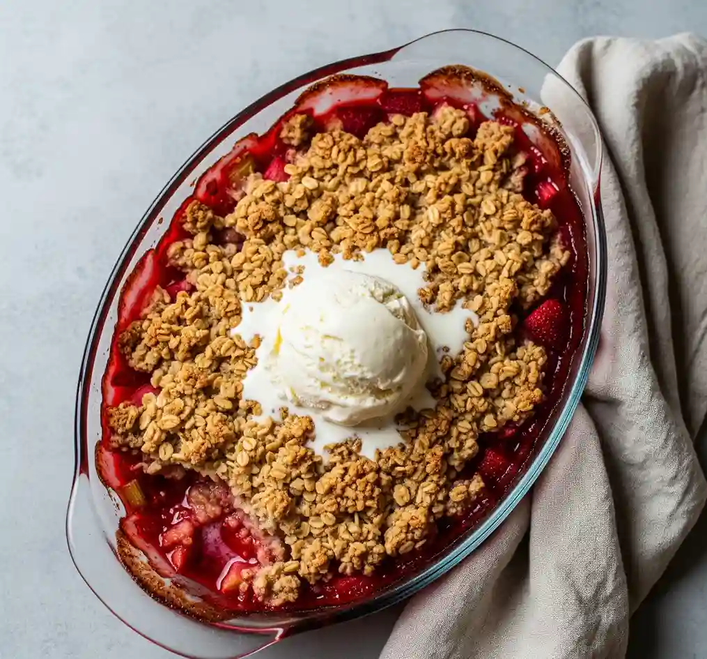 Strawberry Rhubarb Crisp
