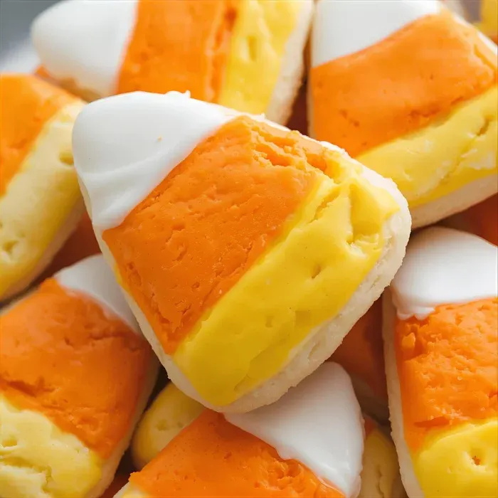 Halloween Candy Corn Cookies