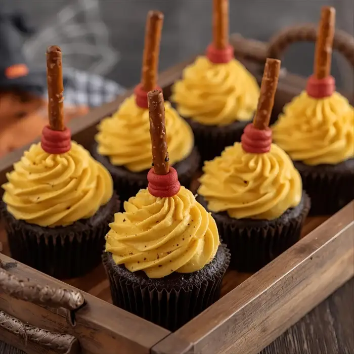 Witch’s Broom Cupcakes