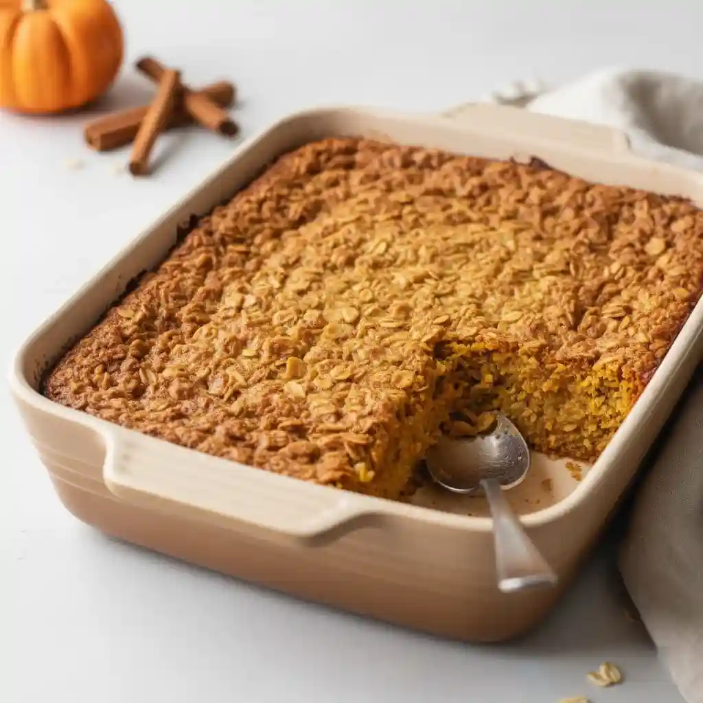 baked pumpkin oatmeal