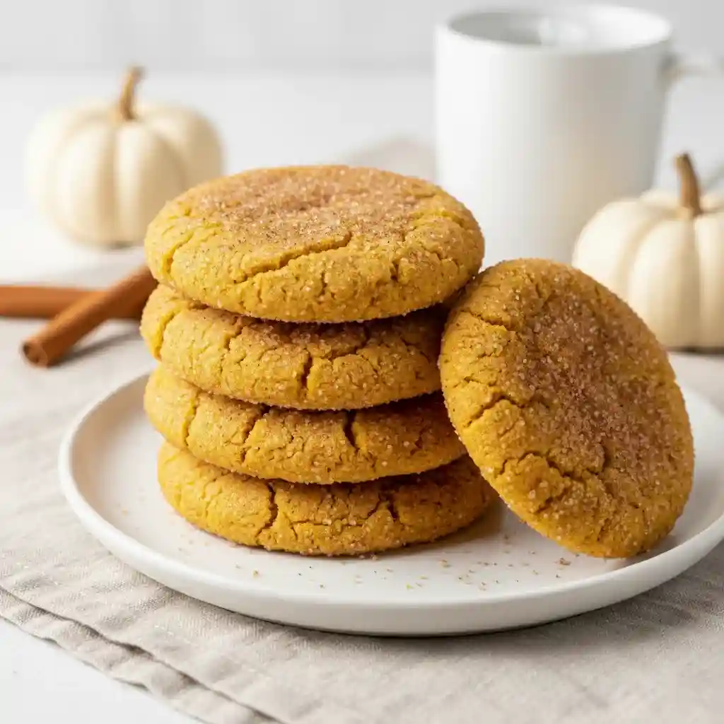 pumpkin snickerdoodle cookies