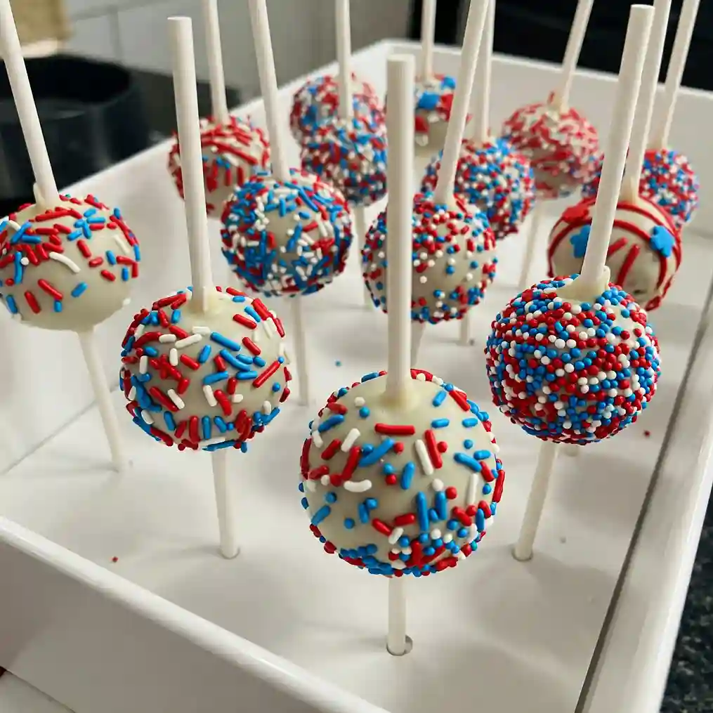 4th Of July Cake Pops