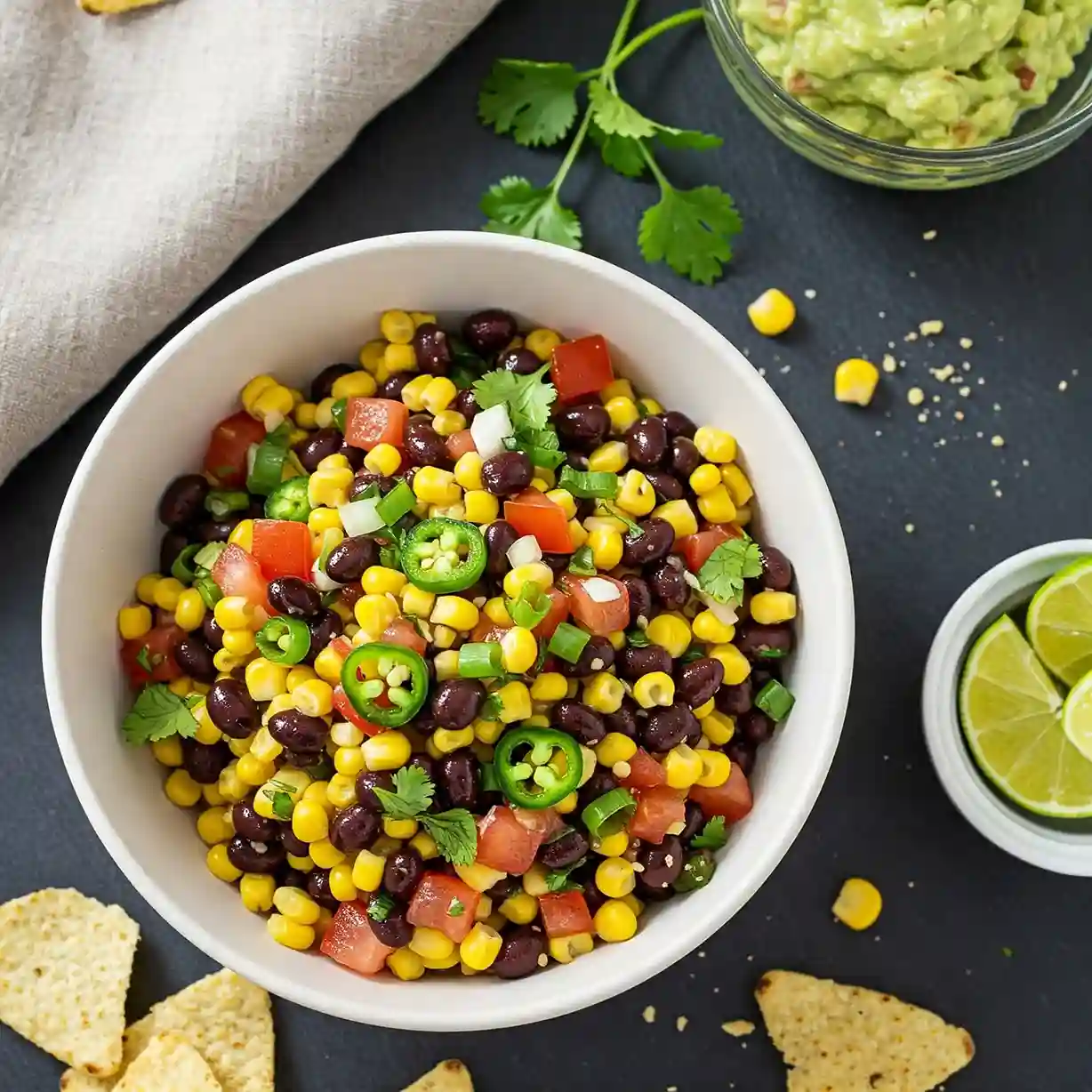 Corn And Black Bean Salsa