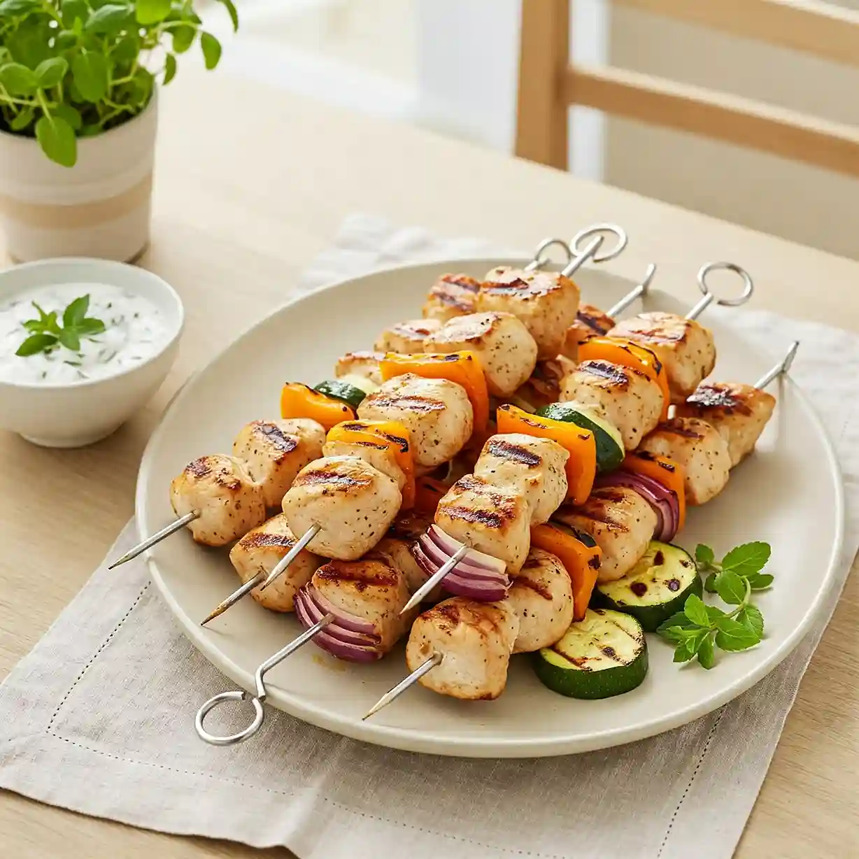 Grilled Chicken Kebabs