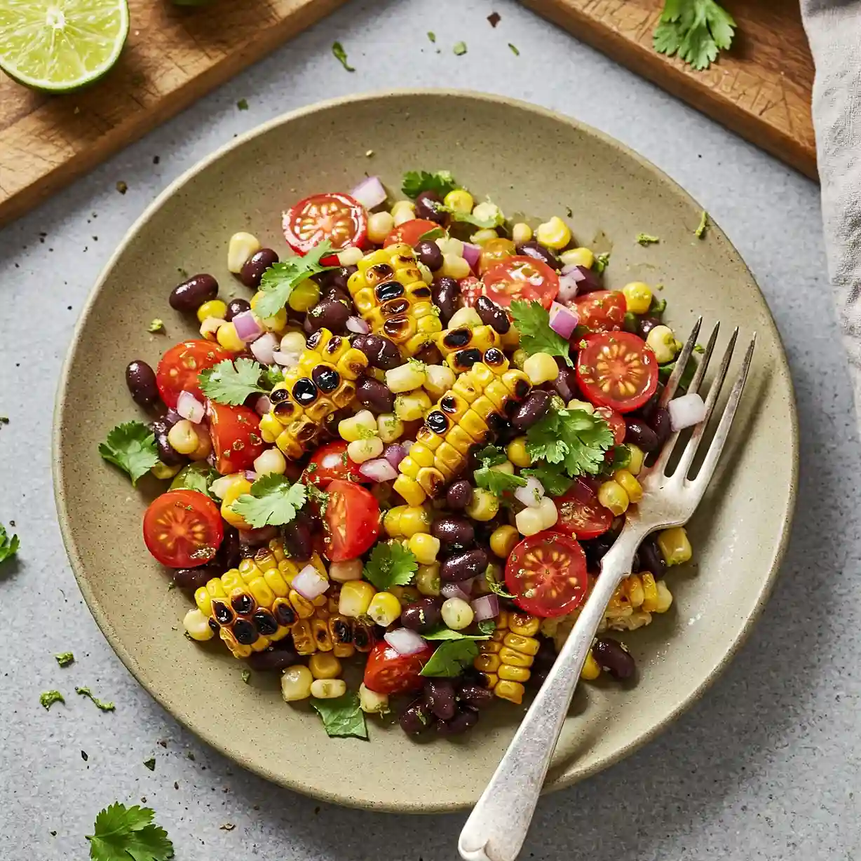 Grilled Corn Salsa