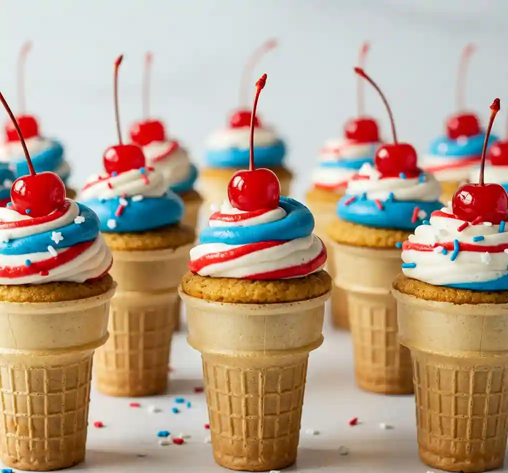 Ice Cream Cone Cupcakes