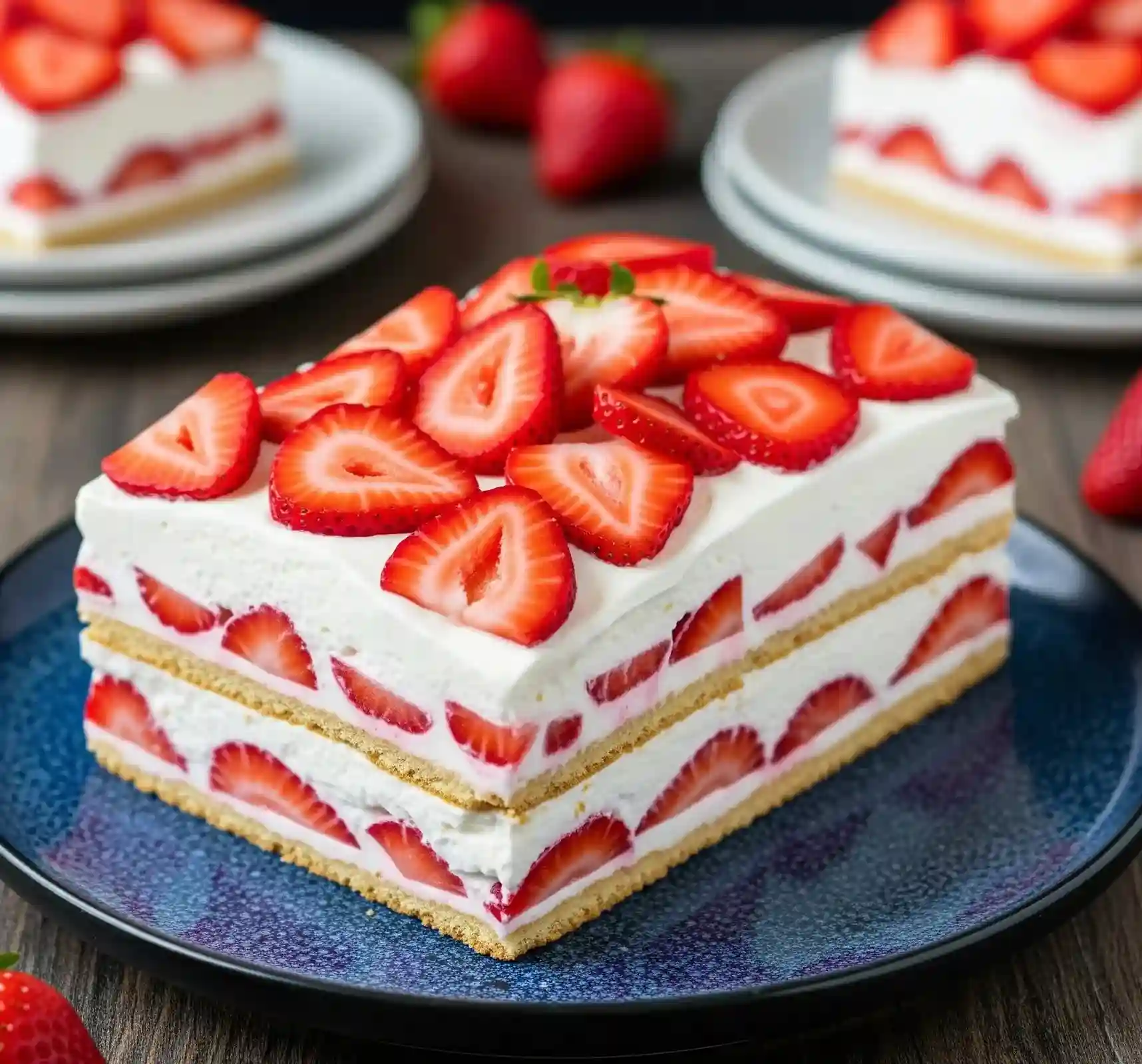 Strawberry Icebox Cake