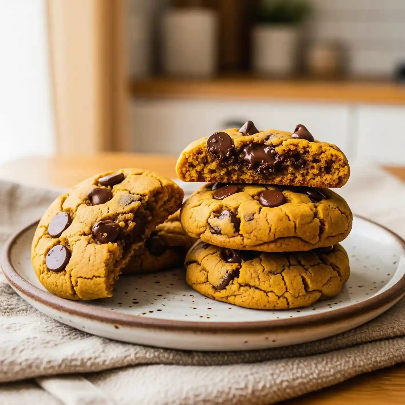 Pumpkin Chocolate Chip Cookies