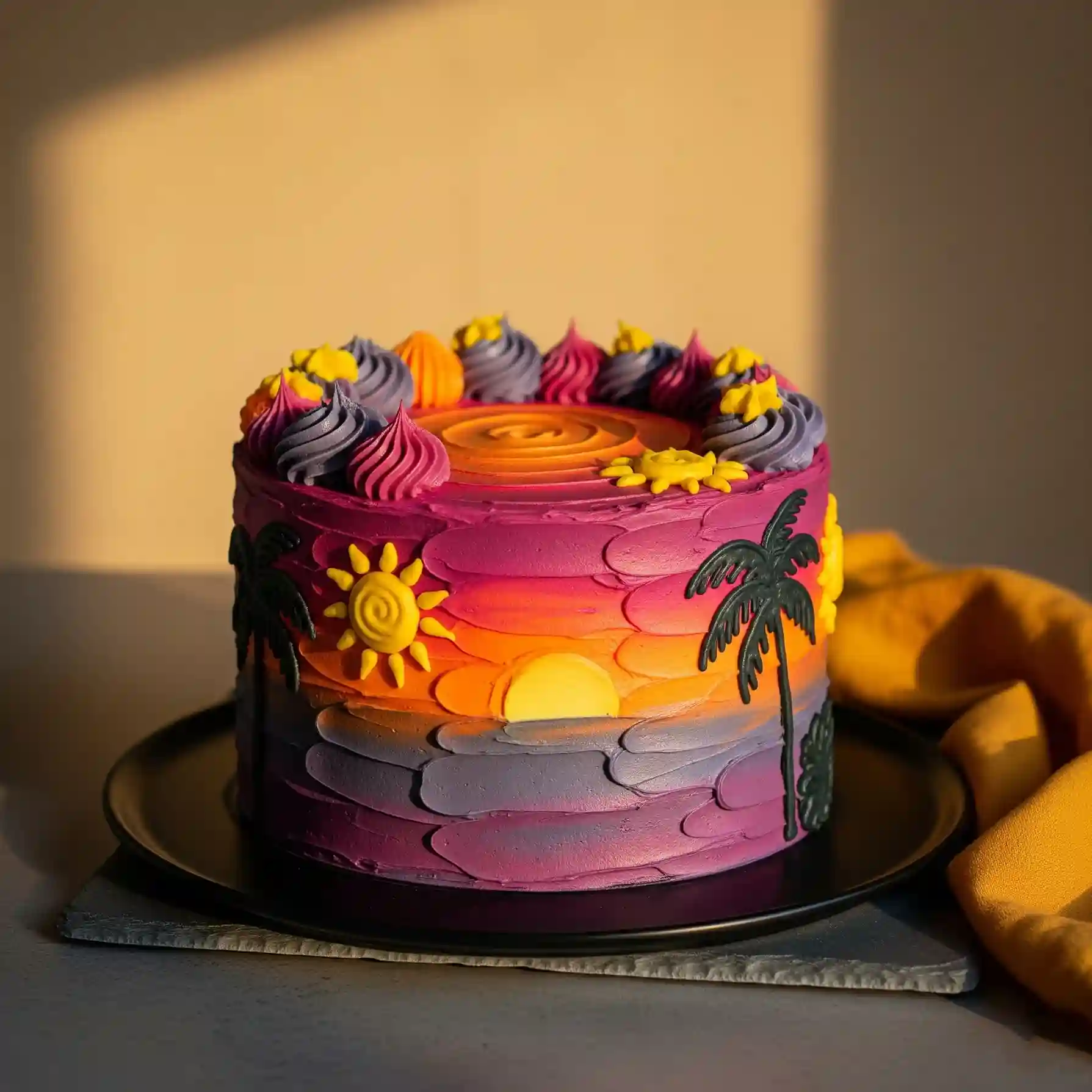 sunset cake