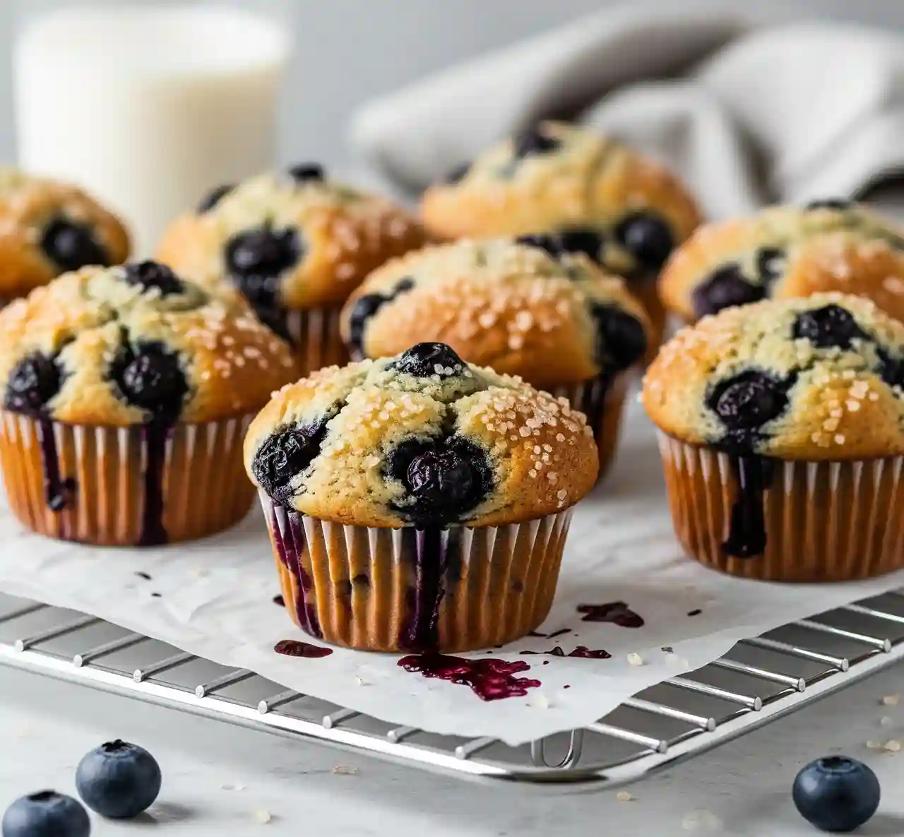 Vegan Blueberry Muffins