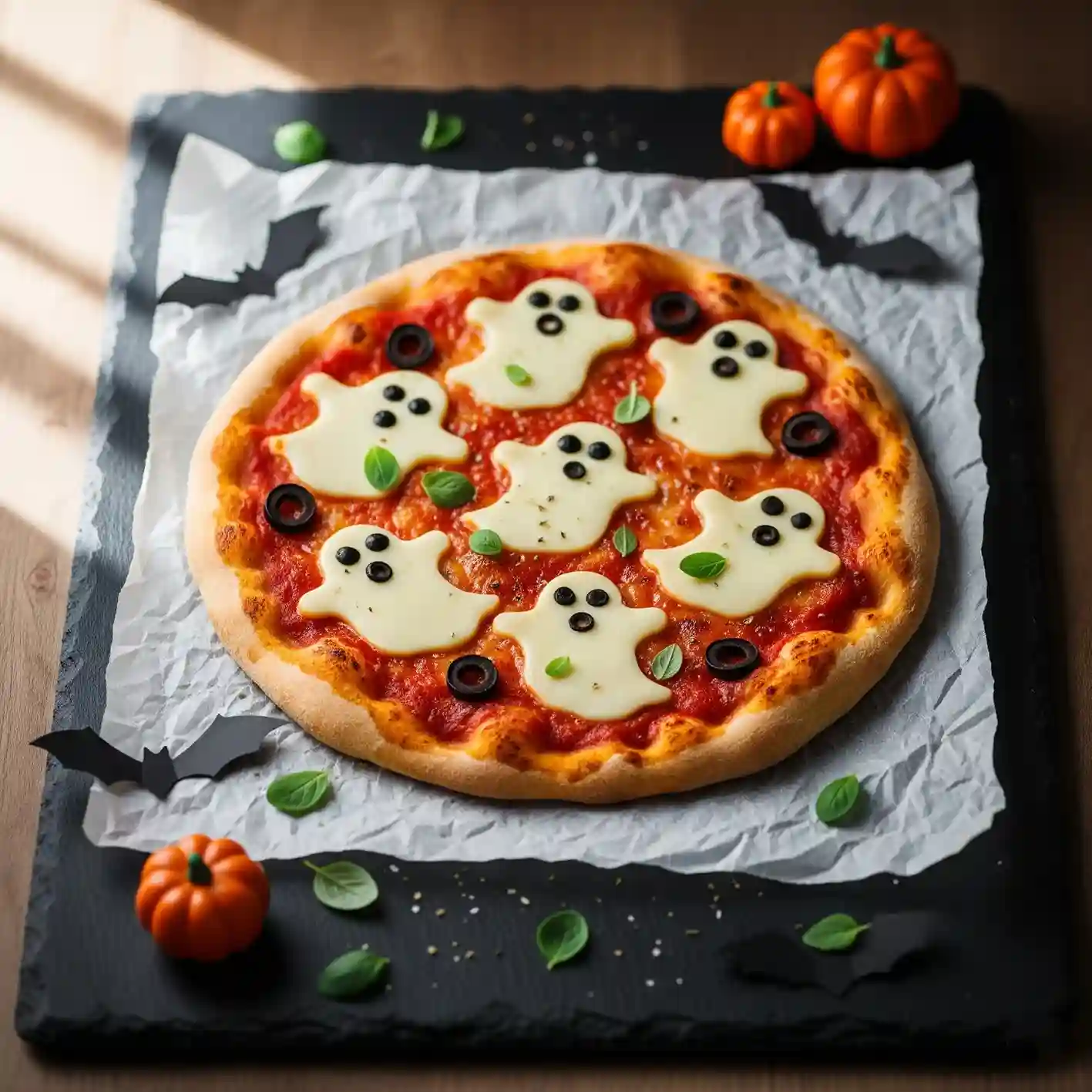 Halloween Ghost Pizza