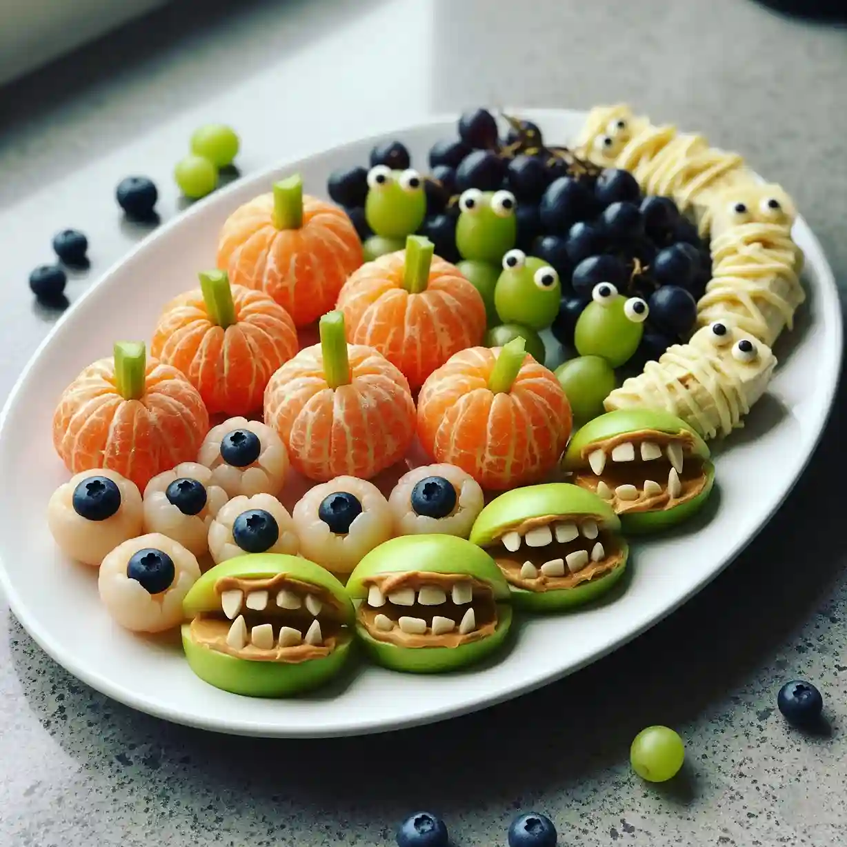 Halloween fruit platter