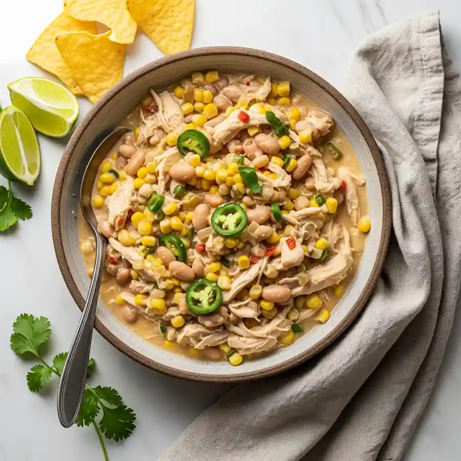 Mexican Street Corn White Chicken Chili
