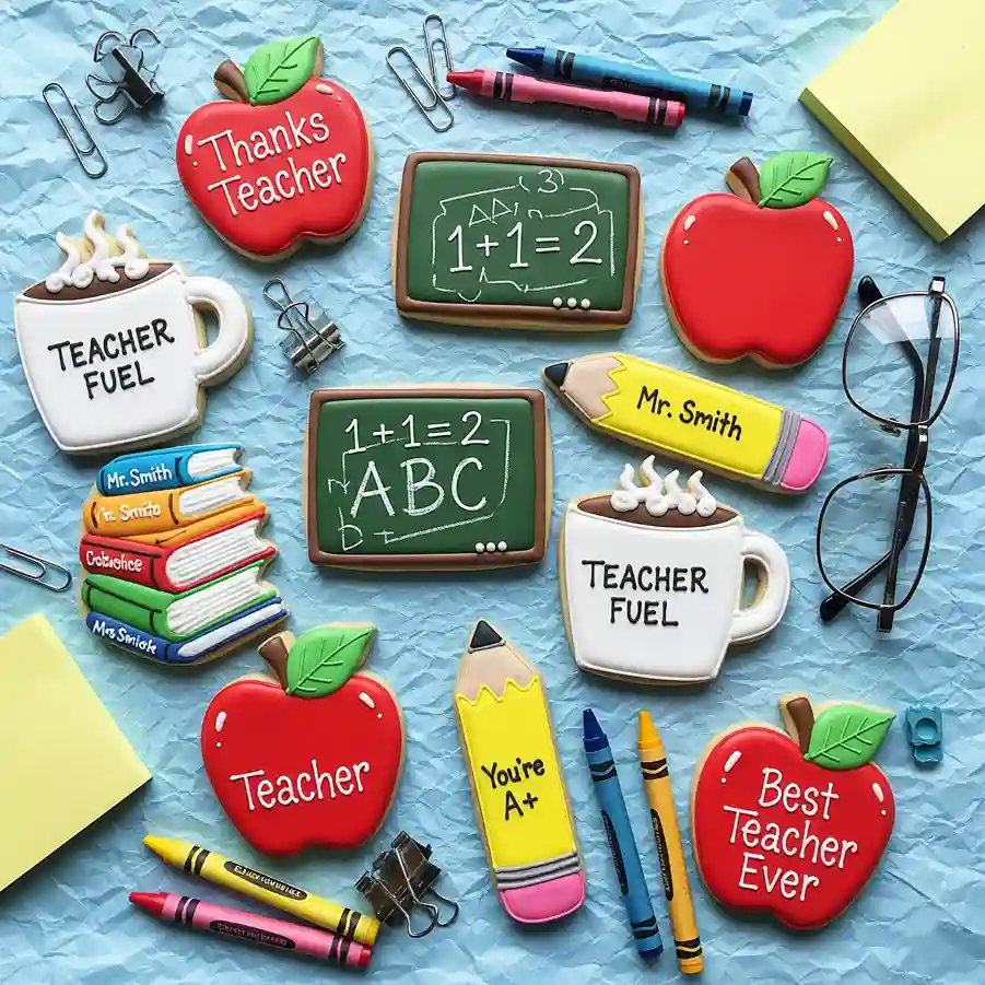 Back To School Teacher Cookies