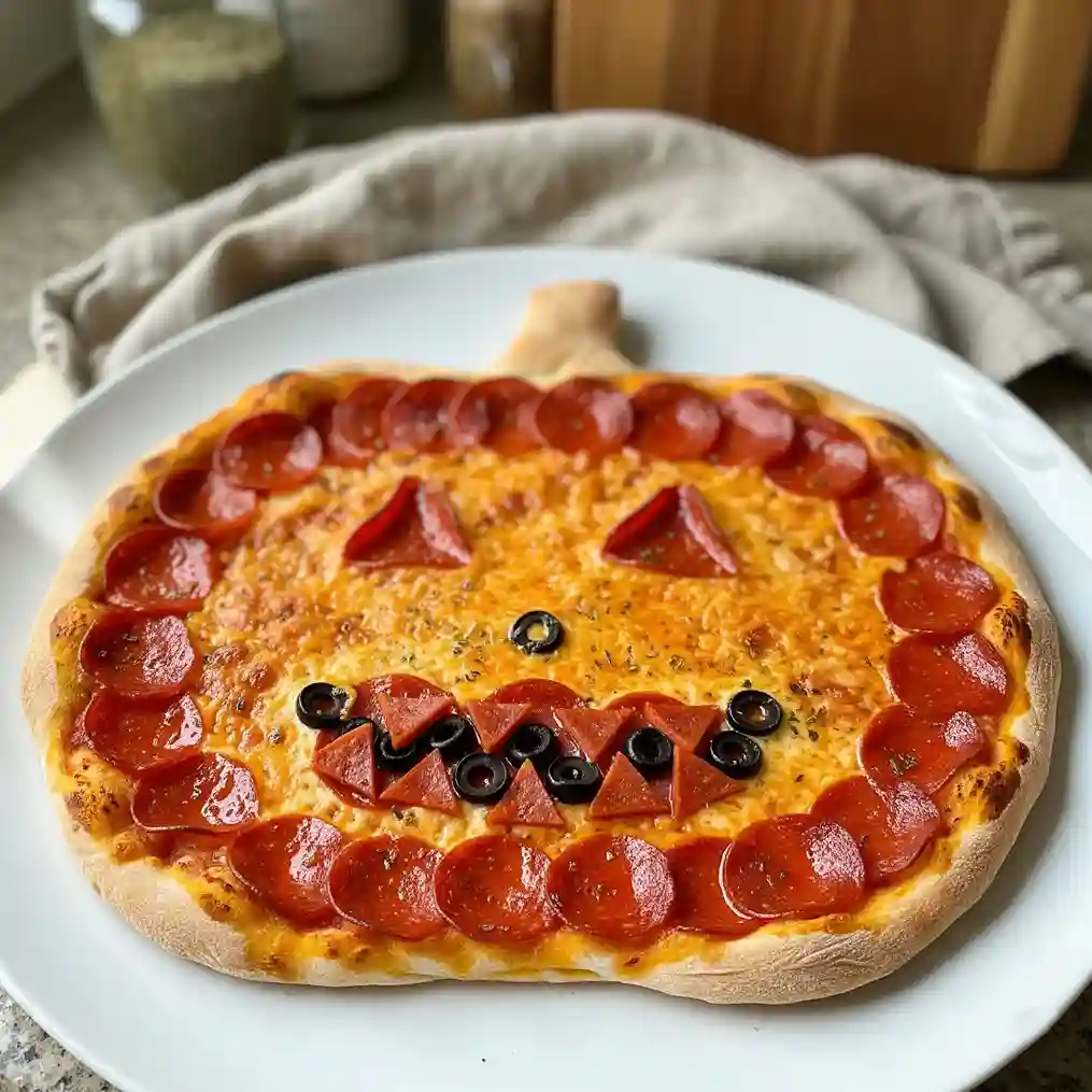 Jack O Lantern Pizza