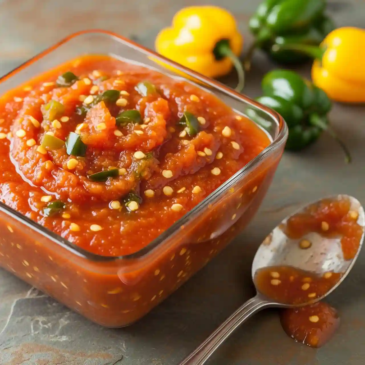 Spicy Roasted Habanero Salsa