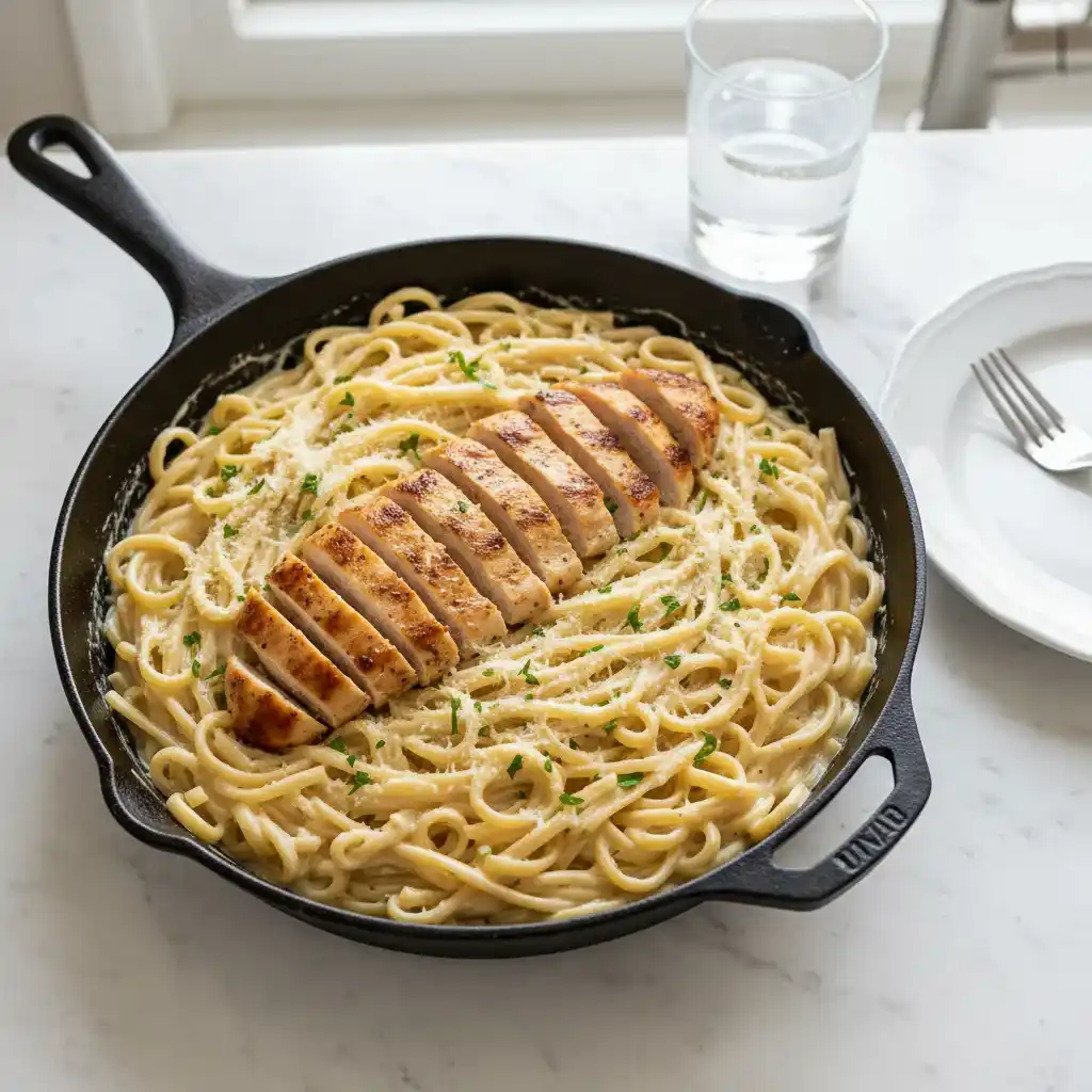 Chicken Fettuccine Alfredo