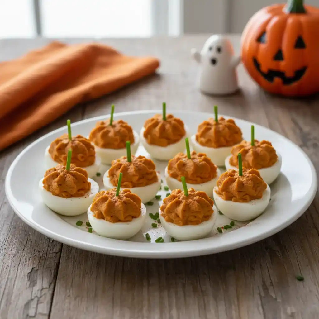 Halloween Deviled Eggs