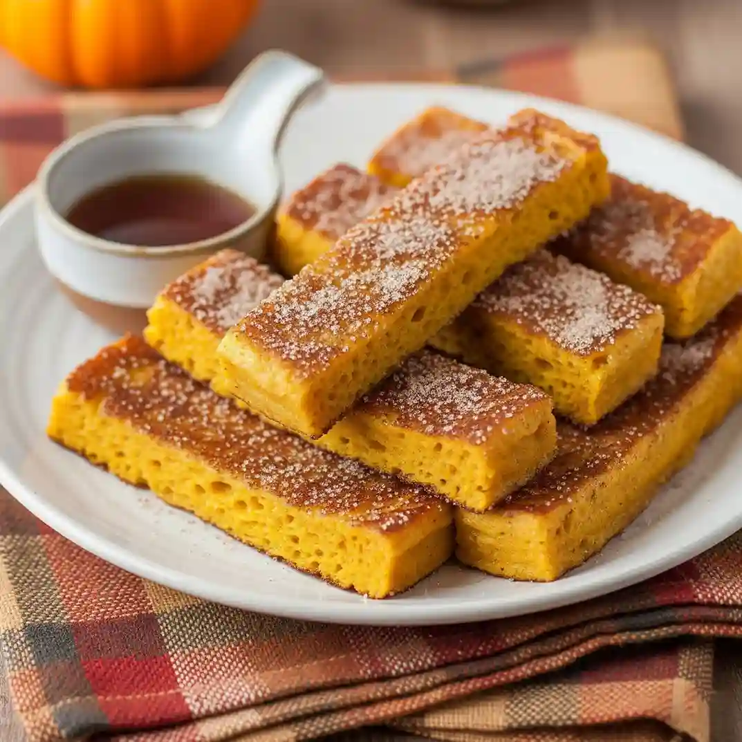 Pumpkin French Toast Sticks