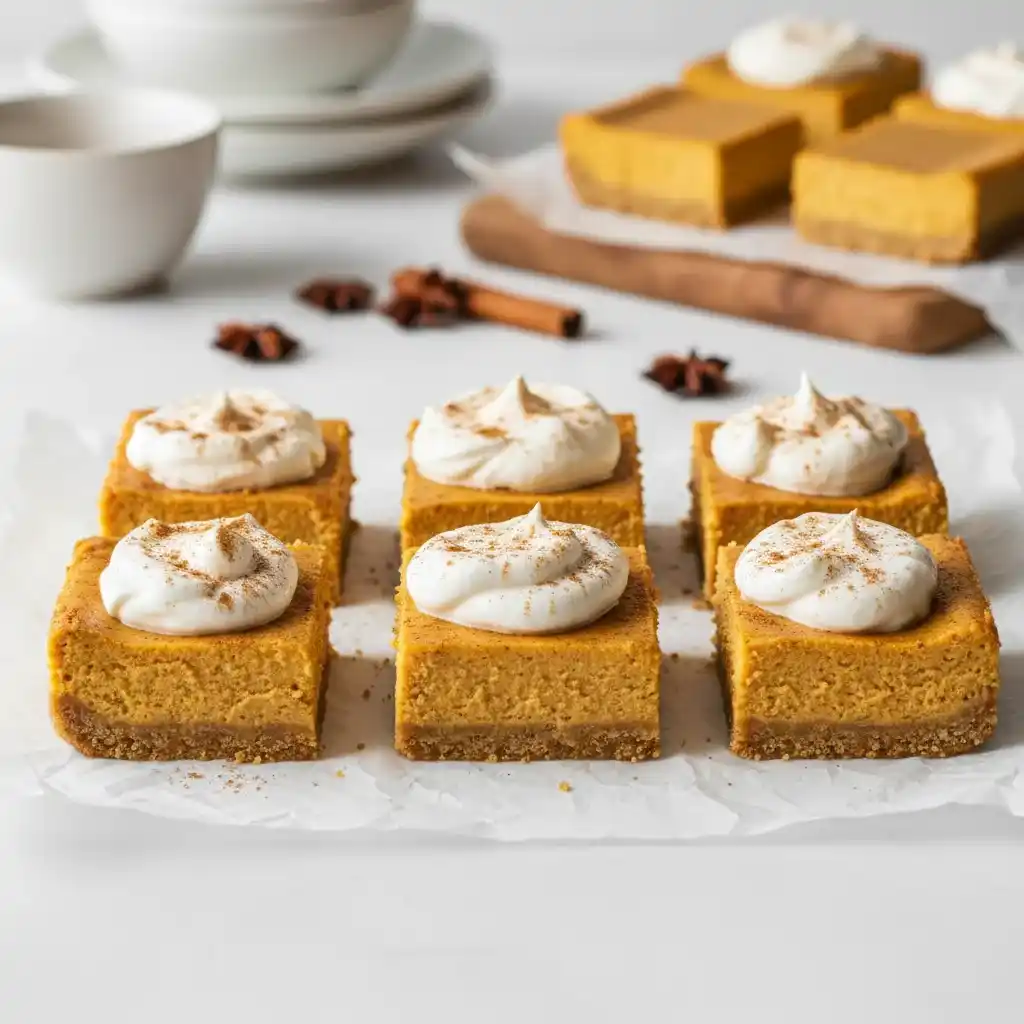 Pumpkin Cheesecake Bars