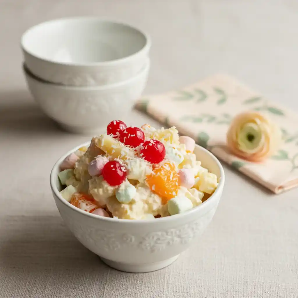 Ambrosia Salad With Fruit Cocktail