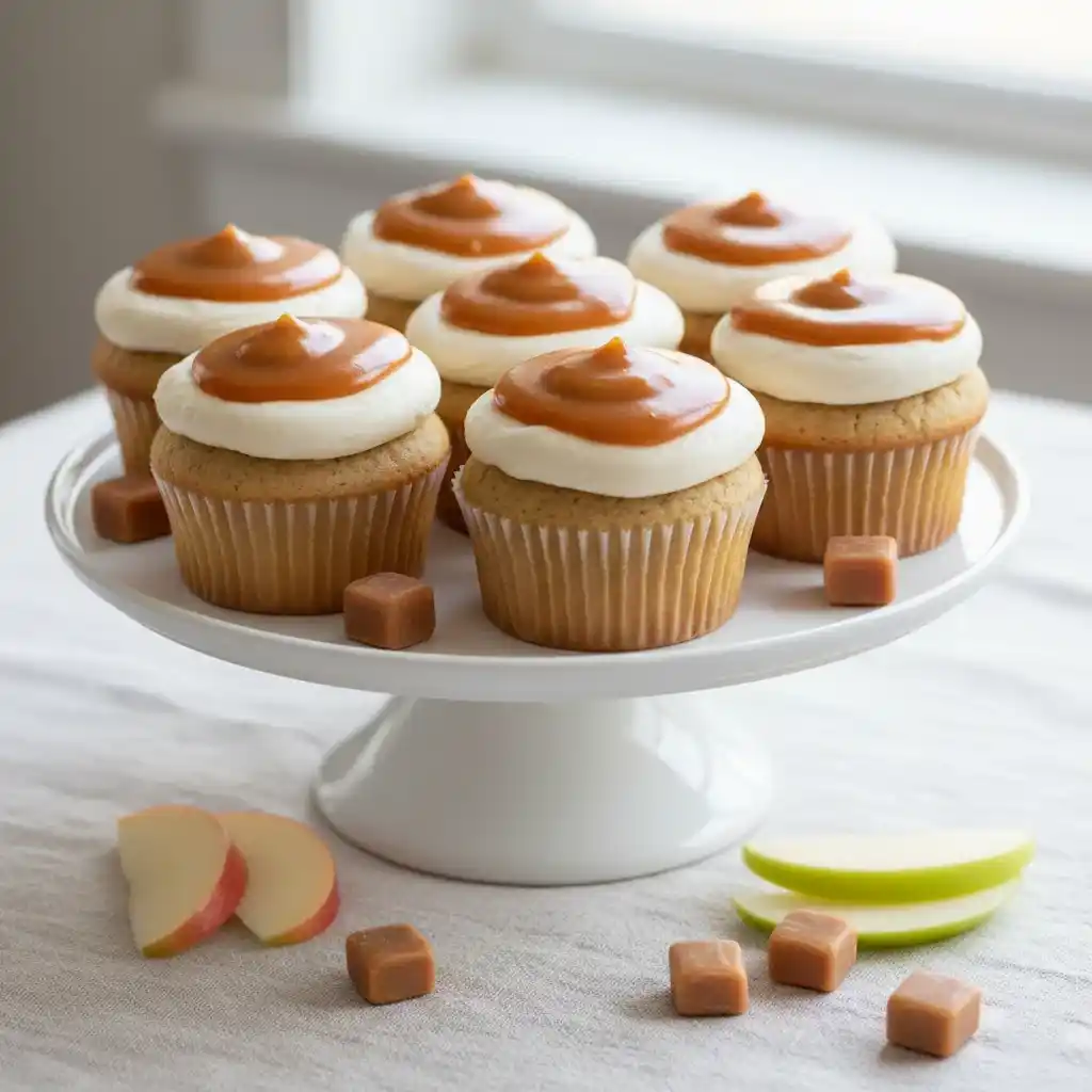 Caramel Apple Cupcakes