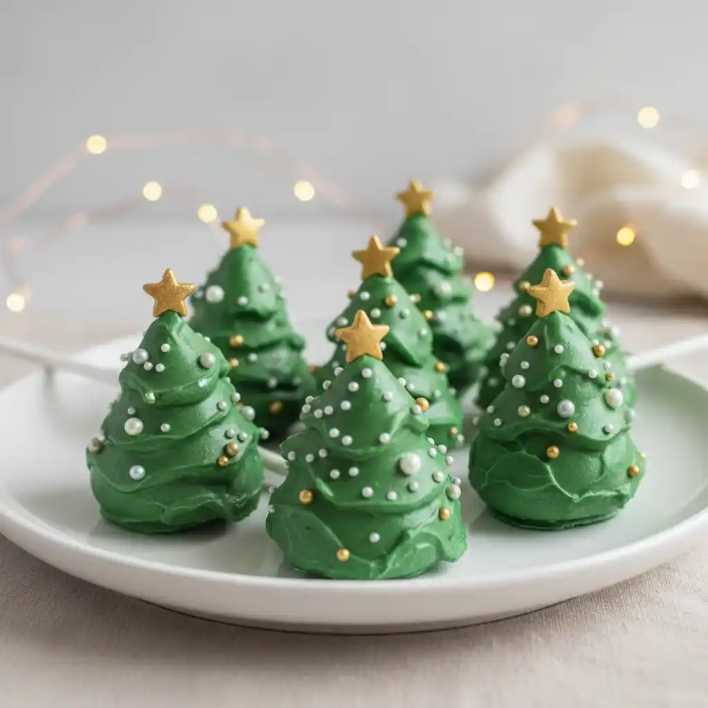 Christmas Tree Cake Pops