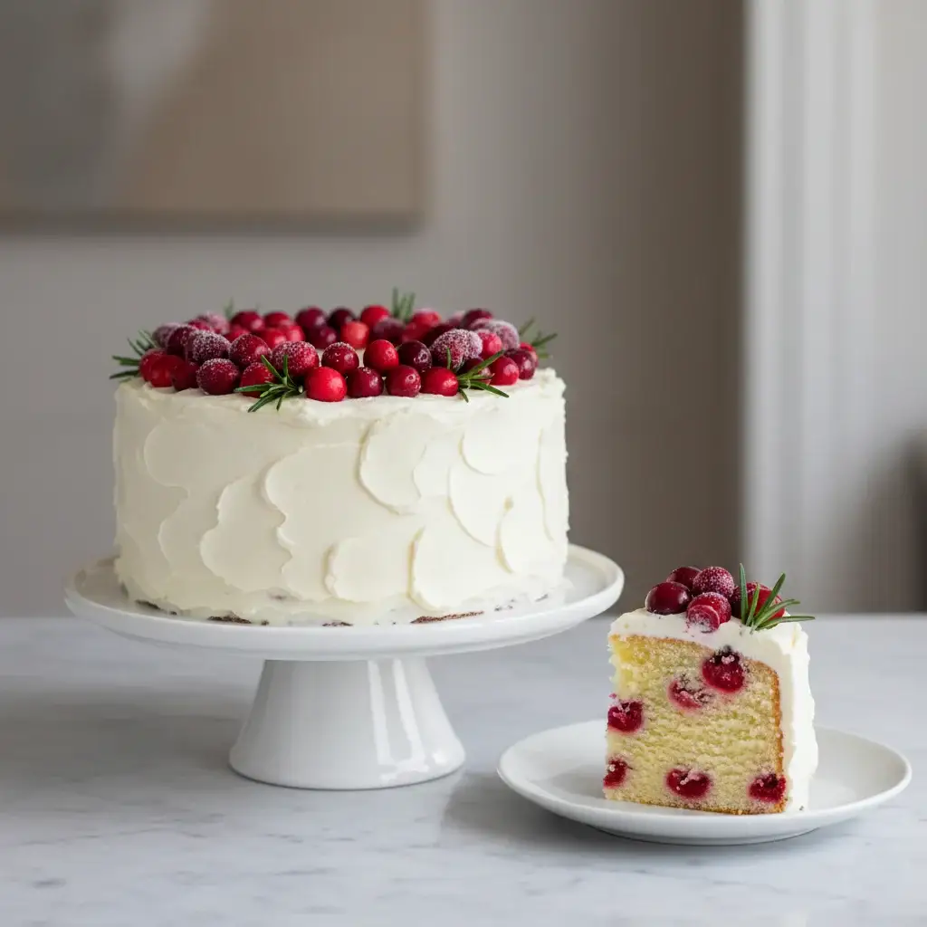 Cranberry Christmas Cake