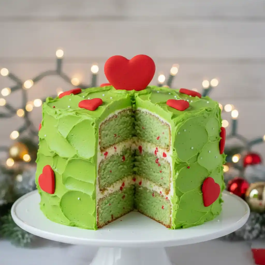 Grinch christmas Cake