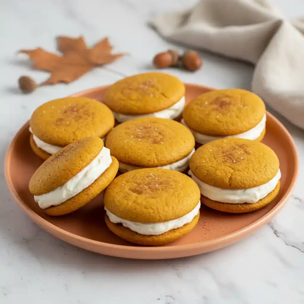 pumpkin whoopie pies