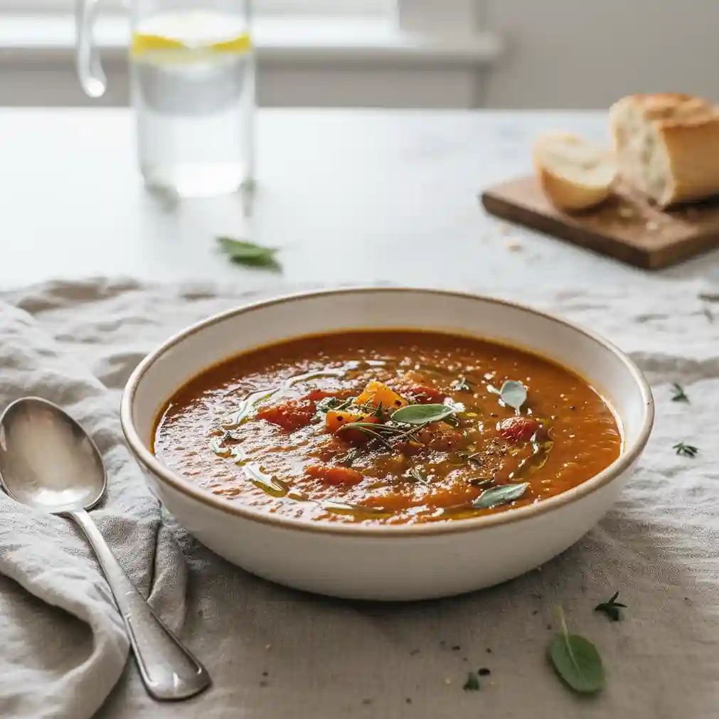 roasted vegetable soup