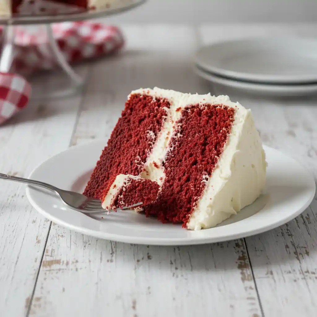 Red Velvet Cheesecake Cake