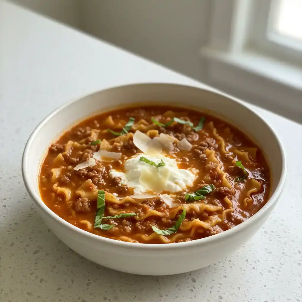 lasagna soup