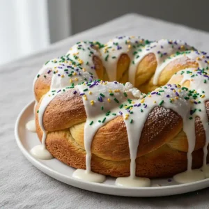 Mardi Gras king cake