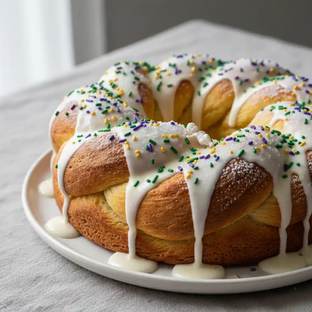 Mardi Gras king cake