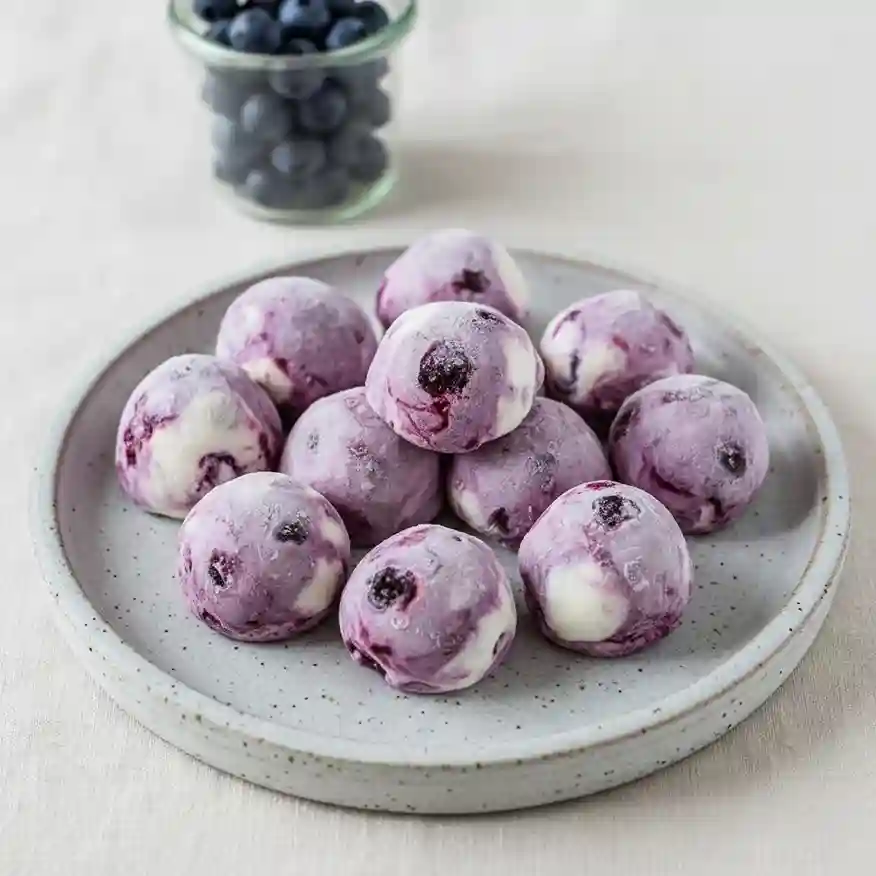 Blueberry Greek Yogurt Bites