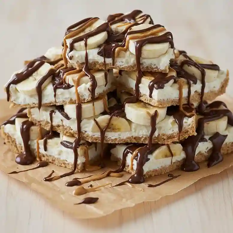 Peanut Butter Chocolate Greek Yogurt Bark