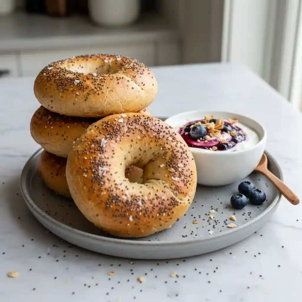 Protein Bagels With Greek Yogurt