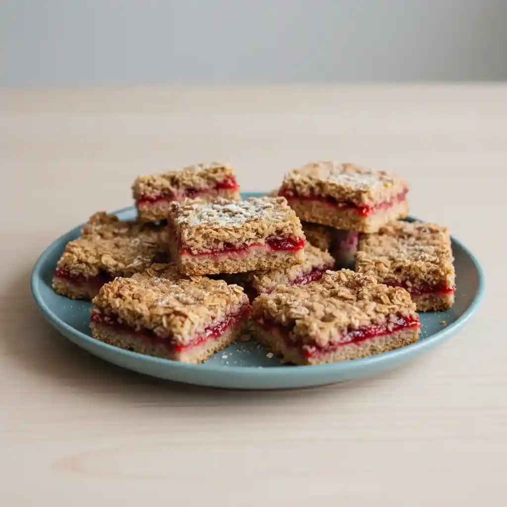 Strawberry Oatmeal Bars