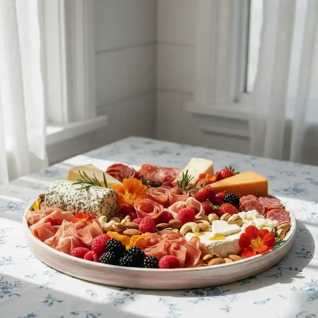 valentines day charcuterie board